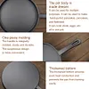20cm Cast Iron Skillet Round Frying Pan Easy To Clean Omelette Pan for Cooking