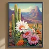 Desert Cactus Flower-Full Round Diamond Painting
