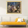(Big Size)Nativity of Jesus - 14CT Stamped Cross Stitch - 95*80cm