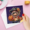 >SALE<6PCS DIY Halloween Diamond Art Greeting Cards Congratulations Cards & Gifts