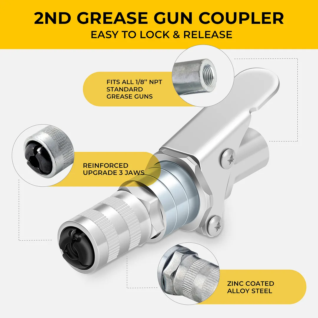 SAKER&reg; Grease Gun Coupler