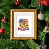 12pcs Independence Day 5D DIY Square Drill Diamond Painting Kits for Adults Beginners Home Decor Diamonds Paintings Gem Art 5.91x7.09in