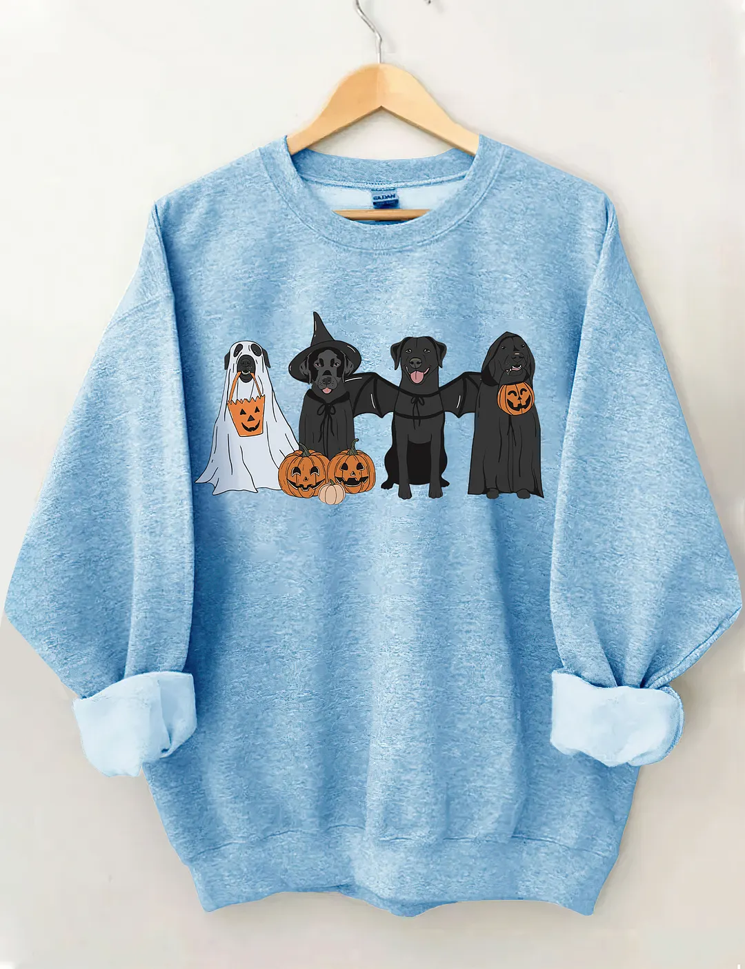 Black Labrador Halloween Sweatshirt