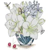 Magnolia-14CT Stamped Cross Stitch 31*34cm/12.2*13.39in