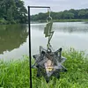 Portable Triangle Pot Holder Folding Campfire Tripod for Outdoor Folding Camping