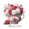  5D DIY Special Shape Diamond Painting Desk Ornament Vase Flower Decor Kit