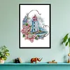 Sea Star Lighthouse-14CT Stamped Cross Stitch Kit(28*31cm)
