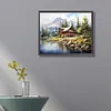 Wooded Lake-Full Square Diamond Painting(50x40cm)