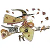 (Stamped/Counted) Witch And Cat - 14CT Cross Stitch 29*21cm/11.42*8.27in(Brand)