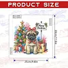(US Local)6pack Xmas Dog-Special Shaped Diamond Painting Kit(30x30cm)