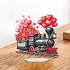 Acrylic Train Hear - 5D DIY Craft Ornament