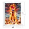 Dragon Ball Goku - 11CT Stamped Cross Stitch - 40*50cm