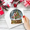 6pcs Diamond Painting Xmas Ball Greeting Cards Congratulations Cards & Gifts