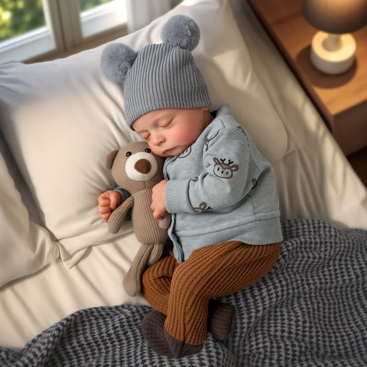 Babeside Sleeping Reborn Baby Noah 20'' Little Infant Boy Comfort For Healing