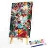 (Big Size)Paint by Numbers Acrylic Painting-Rich Flowers-40*80cm