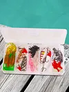 45pcs Fishing Lures Kit Soft and Hard Bait Hooks Swivels for Bass Pike Crank