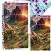 Diamond Painting-DIY Full Round Drill Mountains Fields(70*40 CM)