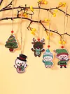 Christmas Diamond Painting Tree Pendant