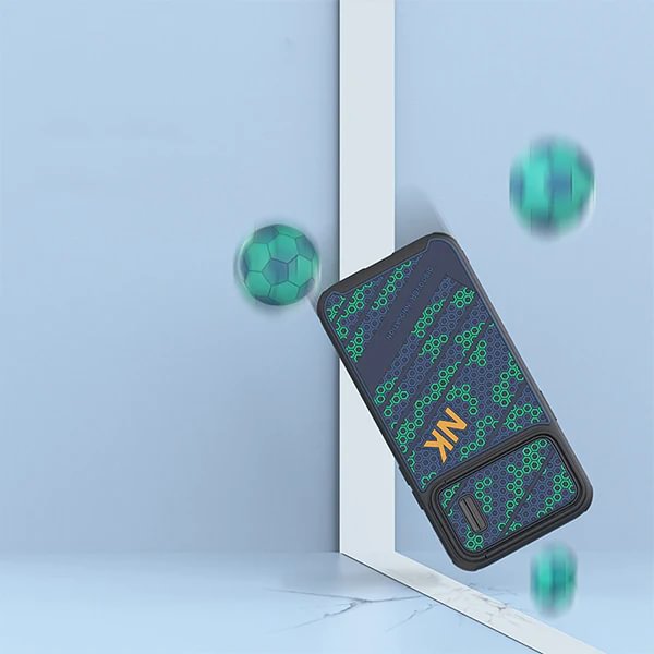 For iPhone Slide Cover Magnetic Decoration Embossed Logo And Three-Dimensional Mobile Phone Case