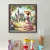 Vintage Victorian-11CT Stamped Cross Stitch 50*50cm