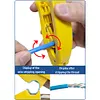 4-in-1 RJ45 Network Cable Tool Portable Wire Stripper Cable Stripper (Yellow)