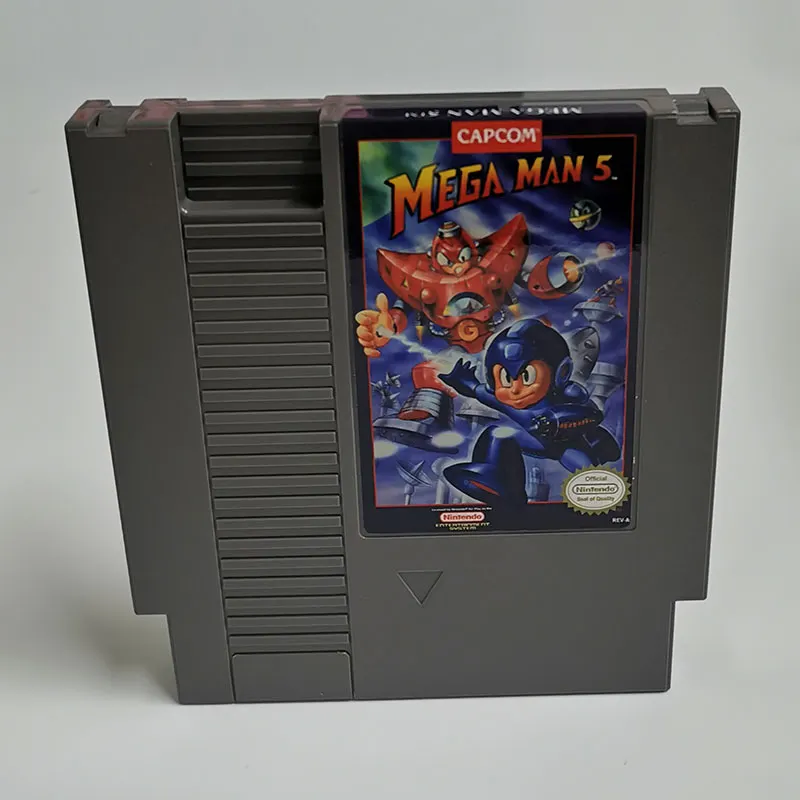 Megaman 5 For Nintendo NES - 8 Bit Game Cartridge