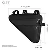 Bike Frame Bag Mountain Bike Bag Cycling Storage Bag for Road and Mountain Bikes