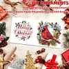 6PCS Diamond Painting Christmas Greeting Cards Congratulations Cards