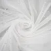 Pearl Gauze Table Runner 120 Inch 10 FT Tulle Shabby Chic Semi Sheer Cheese Cloth Fabric Runner for Wedding Party Baby Shower Birthday