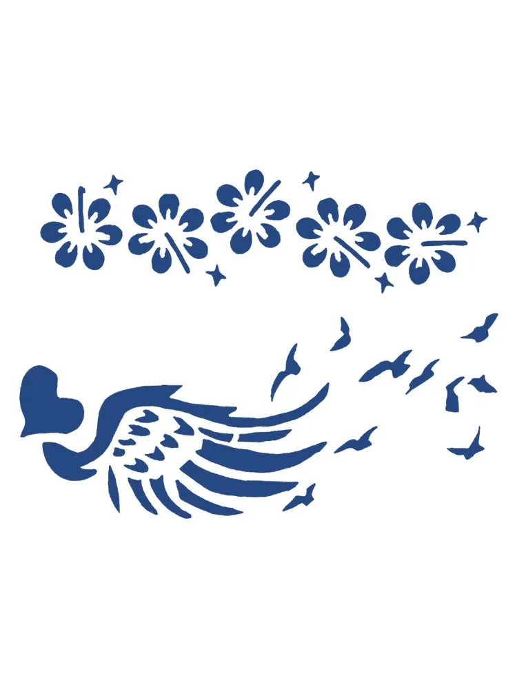 S01-40 herbal tattoo stickers ins wind juice vegetation tattoo simulation stickers durable waterproof men and women