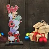 (US Local)DIY Christmas Diamond Art Desktop Ornaments Rhinestones Craft Kits