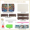 (US Local)Diamond Painting Storage Box DIY 5D Diamond Painting Jewelry Box for Women(Tree)