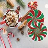 8pcs/set DIY Diamond Painting Art Coaster Kit with Holder (Christmas Daze)