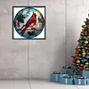 Cardinal Glass Painting-Paint by Numbers Acrylic Painting 40*40CM