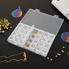 28 Lattices Transparent Container Diamond Painting Accessories Storage Box DIY Diamond Art Accessories