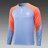 Joyfball 2024/2025 Internazionale Milan Half-Pull Training Suit Grey Jersey 1:1 Thai Quality Set