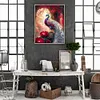 (US Local)Peacock-Full Round Diamond Painting