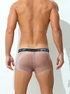 Men's Ice Silk Ultra-thin Breathable Transparent Sexy Low-Rise Boxer Briefs