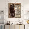 Words Cat-11CT Stamped Cross Stitch 40*50cm