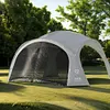 Silver Coated Outdoor Canopy UV Resistant Tent Dome for Beach Camping(Gauze Net)