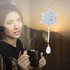 4pcs Window Hanger Double Sided Diamond Art Christmas Snowflake Wind Chimes Gift