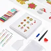 12pcs Xmas DIY Mini Square Diamond Painting Set 15x18cm