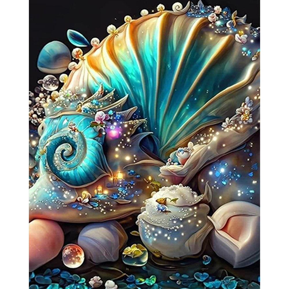 Conch-Paint by Numbers-30*40cm/40*50cm