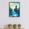 Quiet Night Trickle-Paint by Numbers Acrylic Painting 30*40CM