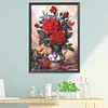 Flower-11CT Stamped Cross Stitch Kit(40*50cm)