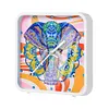 Mandala Elephant Special Shape 5D Diamond Painting Clock Art Craft for Wall Desk