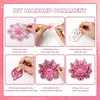 DIY Lotus Flower Diamond Painting Candle Holder Acrylic Three-Dimensional Aromatherapy Rack Home Decor Gift