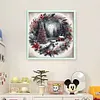 (Multi-Style)Winter Scenery-11CT Stamped Cross Stitch 40*40cm/15.75*15.75in