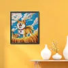 【SALE】Happy Shiba Inu Dog-14CT Stamped Cross Stitch 40*43cm/15.75*16.93in
