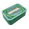 (US Local)Acrylic Flower Diamond Painting Paper Towel Dispenser Decor Tissue Box Kit